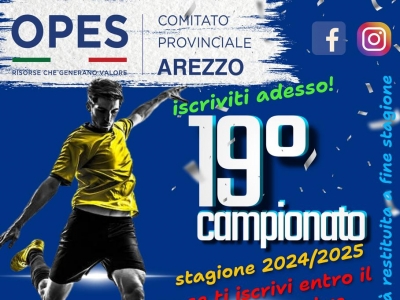 19° CAMPIONATO OPES - VIA ALLE ISCRIZIONI!